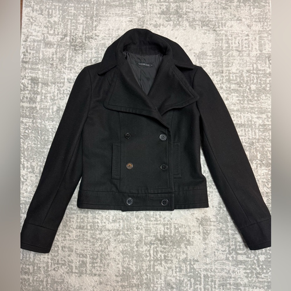 Calvin Klein Jeans Women's Classic Black Peacoat